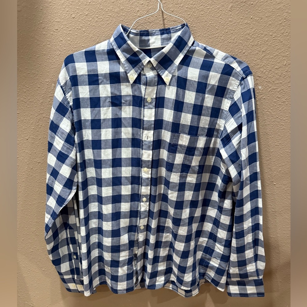 Peter Millar Button Down - Flannel Blue - Size Large